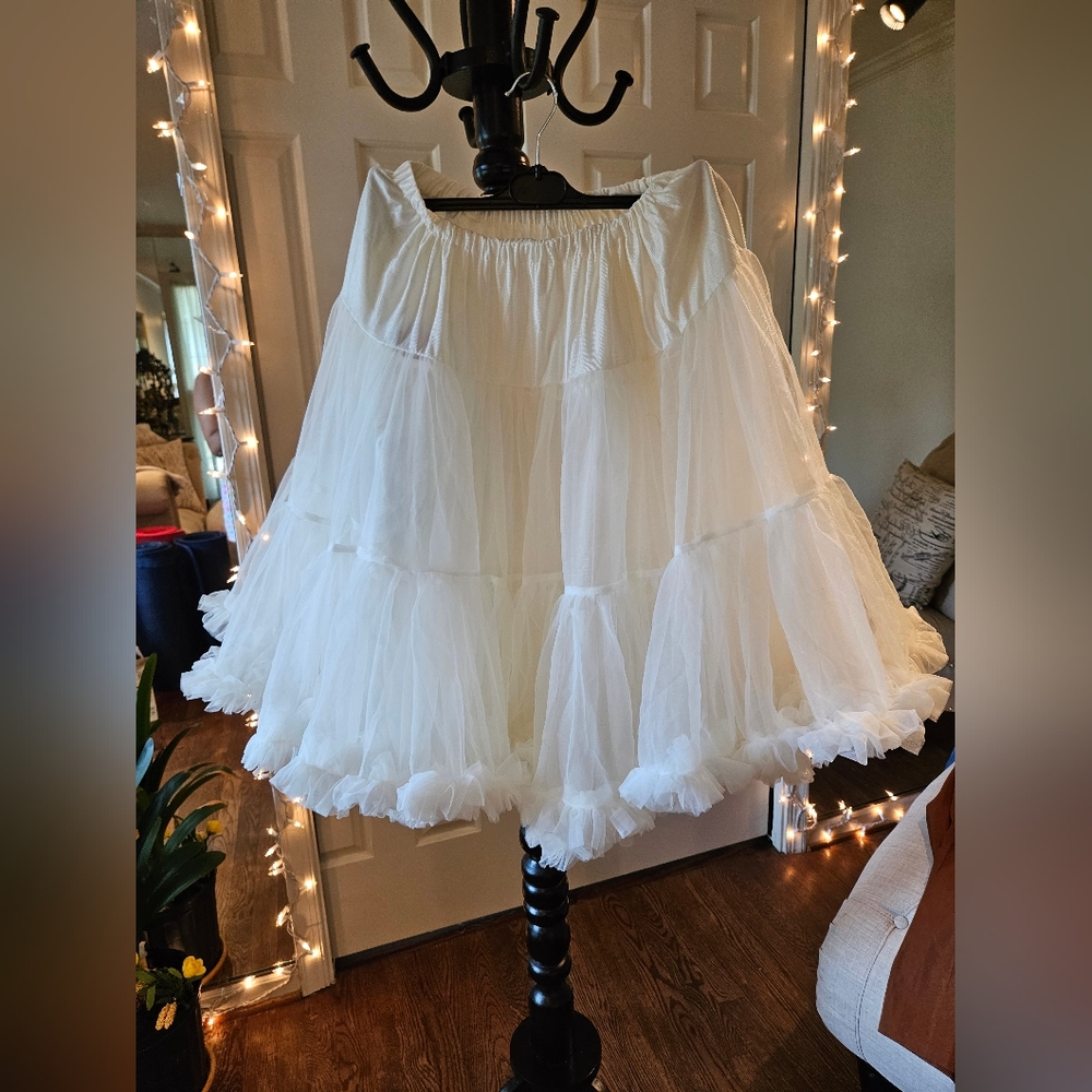50s Vintage Style Petticoat XS Adjustable Waist